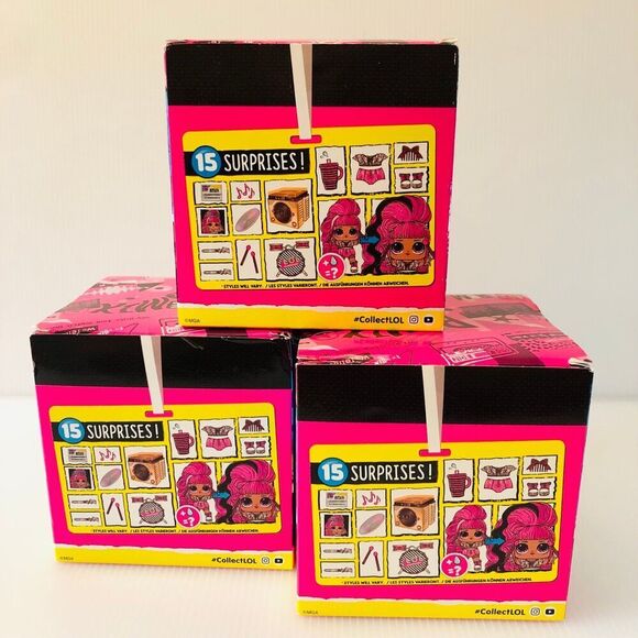 LOL Surprise! REMIX Hair Flip! Doll 15 Surprises W/Music! New In box Set of 3 - Picture 3 of 6